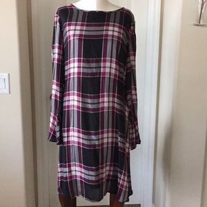 Loft plaid dress